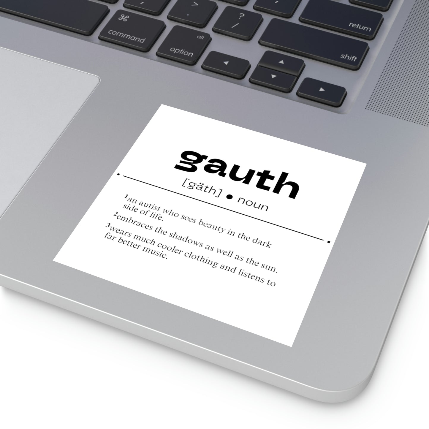 Gauth Redefined [Gauthism Line] Square Stickers [Indoor\Outdoor]