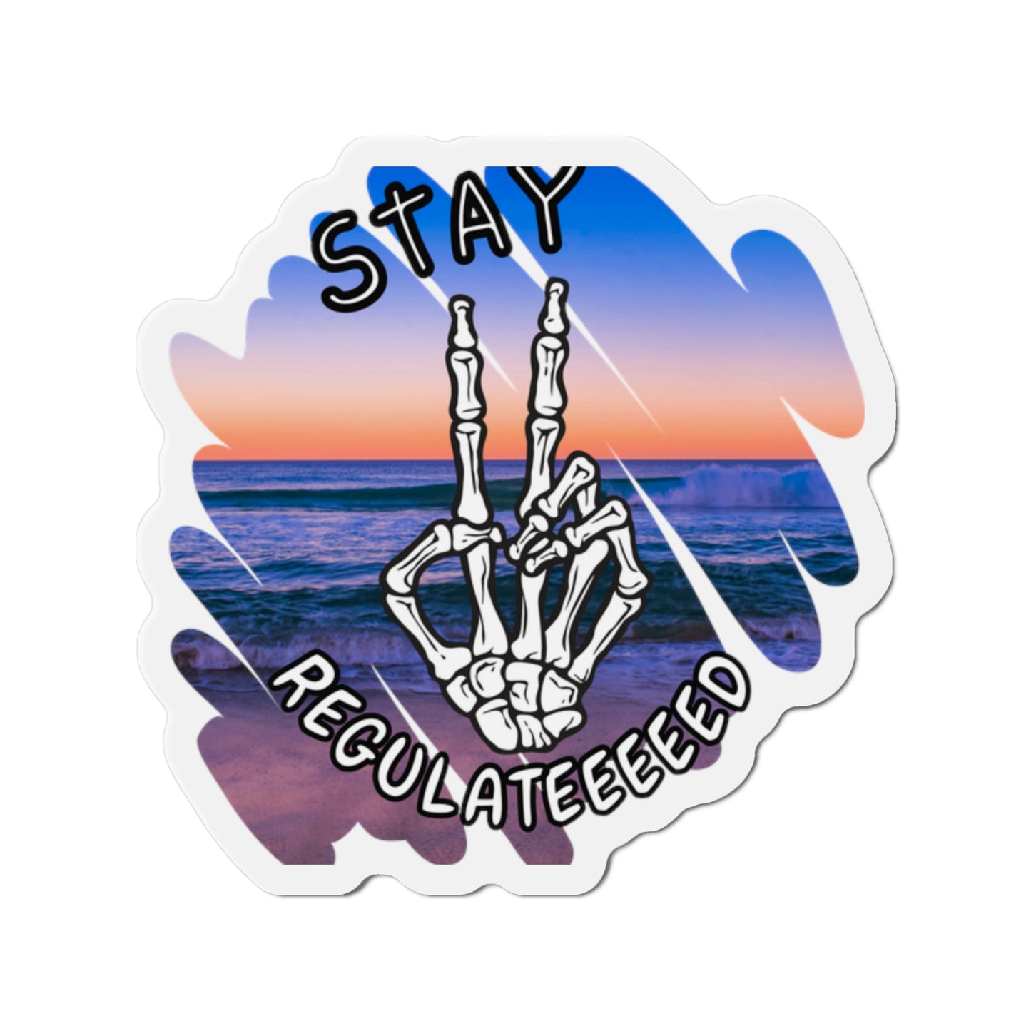 Stay Regulated [Gauthism Line] Die-Cut Magnets