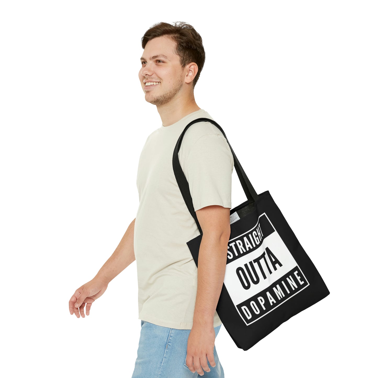 "Straight Outta Dopamine" Tote Bag in 3 sizes