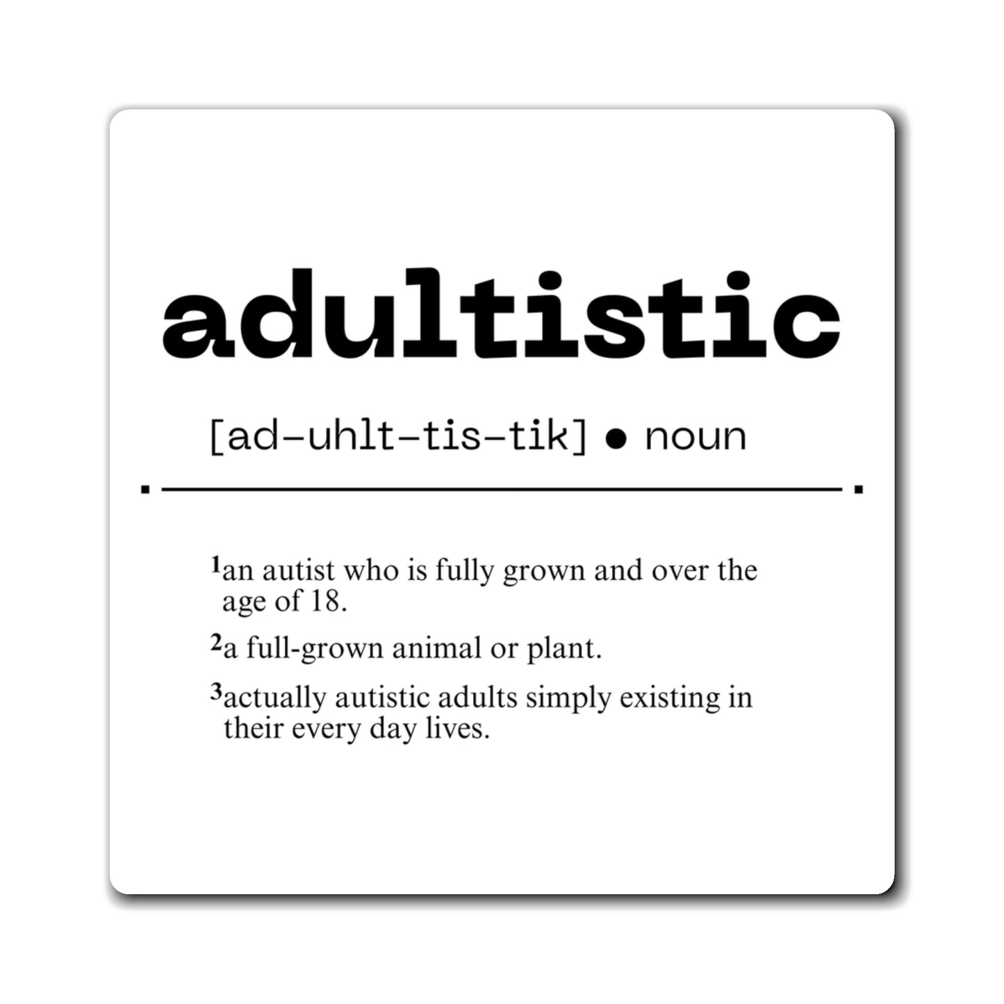 Adultistic [Redefined] Square Magnets