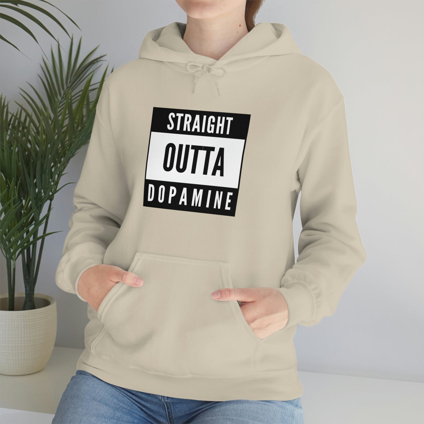 "Straight Outta Dopamine" Unisex Heavy Blend™ Hooded Sweatshirt