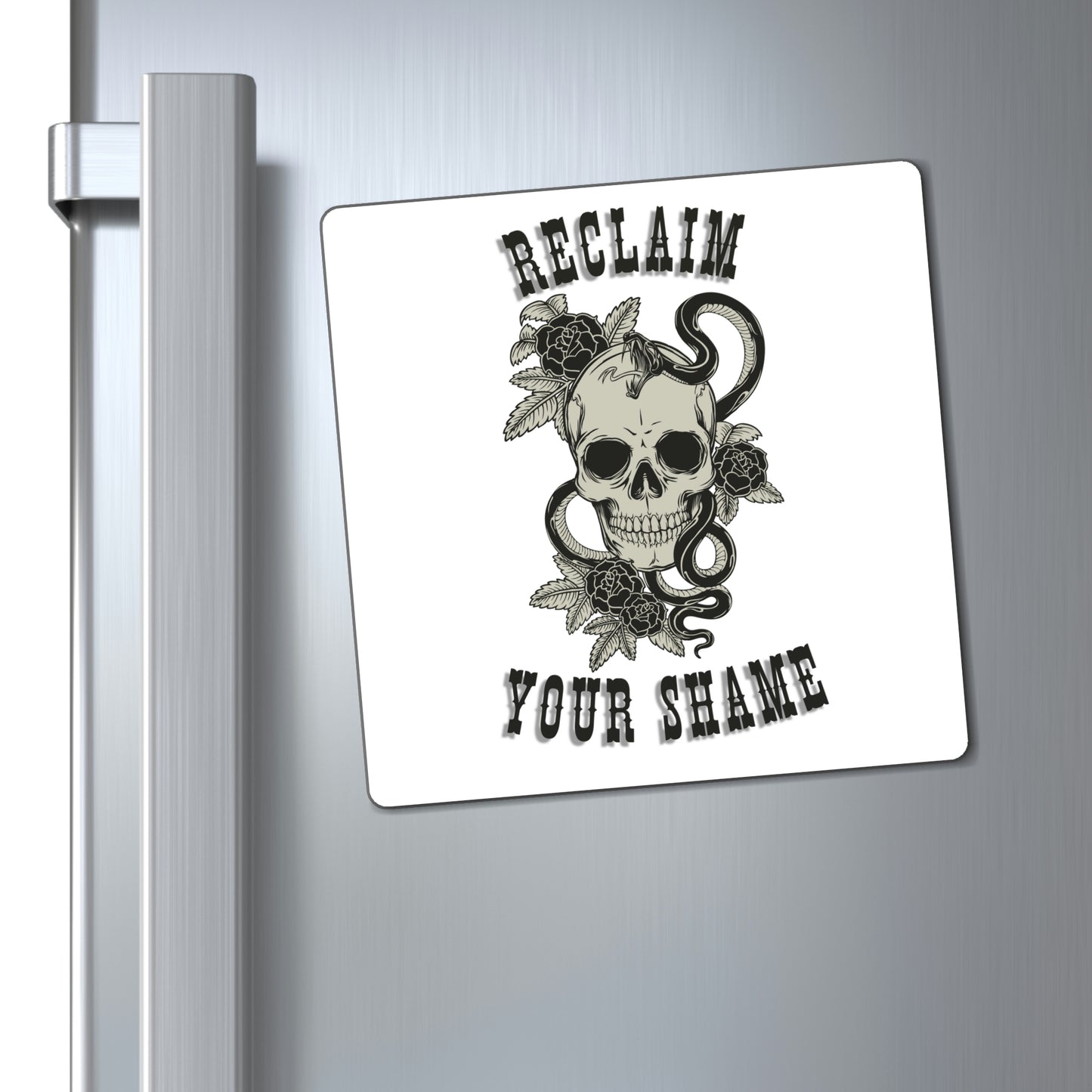 Reclaim Your Shame [Gauthism Line] Square Magnets