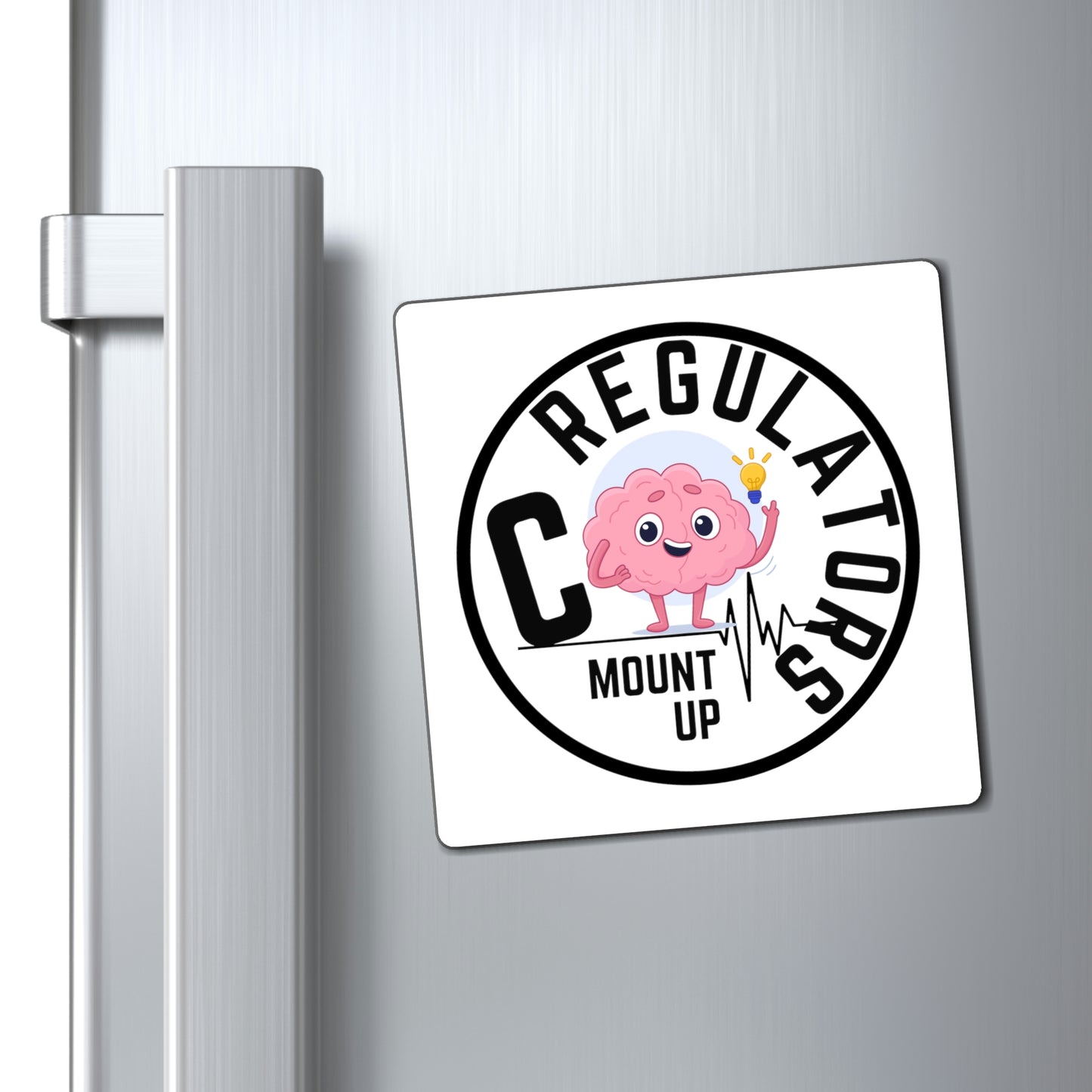 Official Co-Regulators (round) Merch Square Magnets
