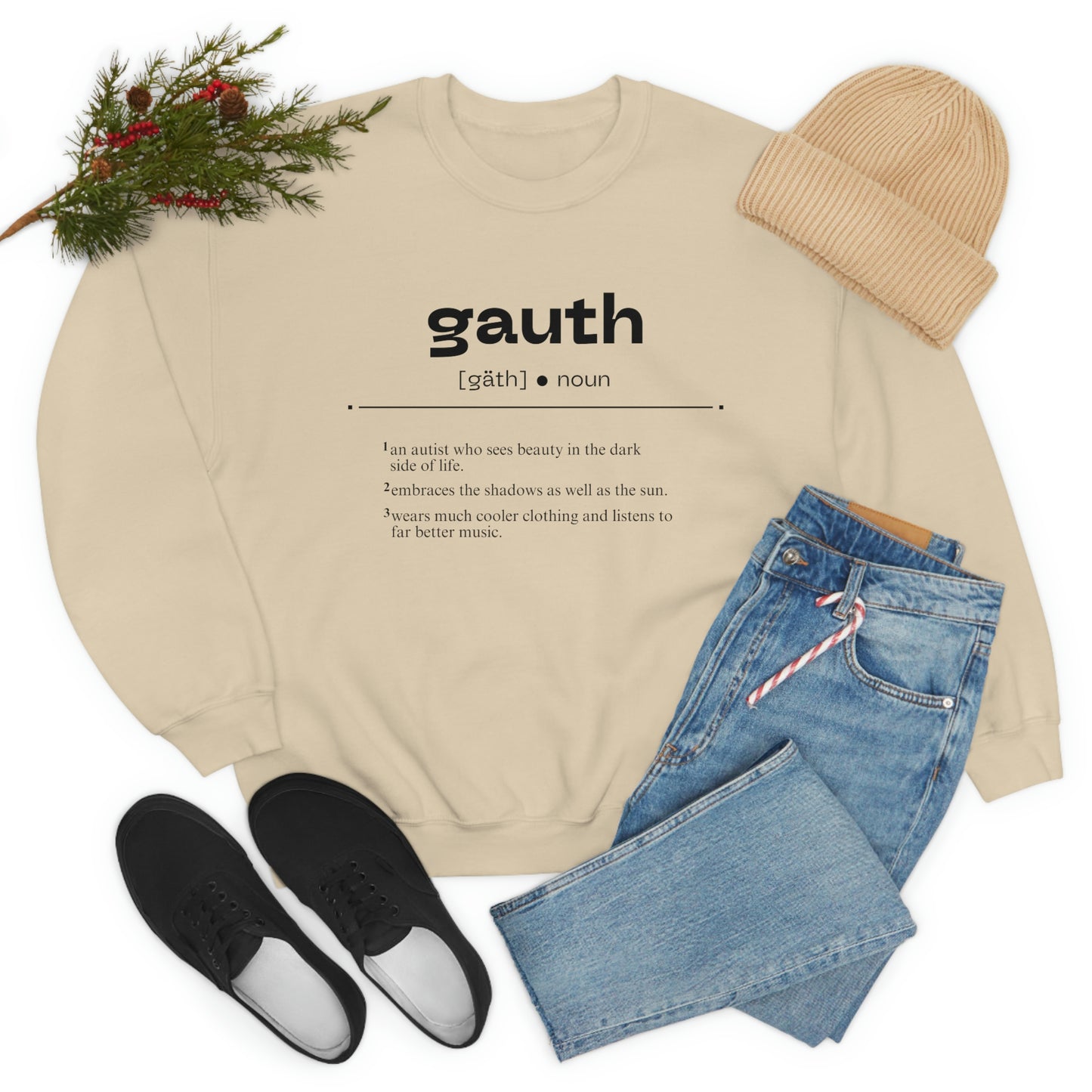 Goth Redefined [Gauthism Line] Unisex Heavy Blend™ Crewneck Sweatshirt