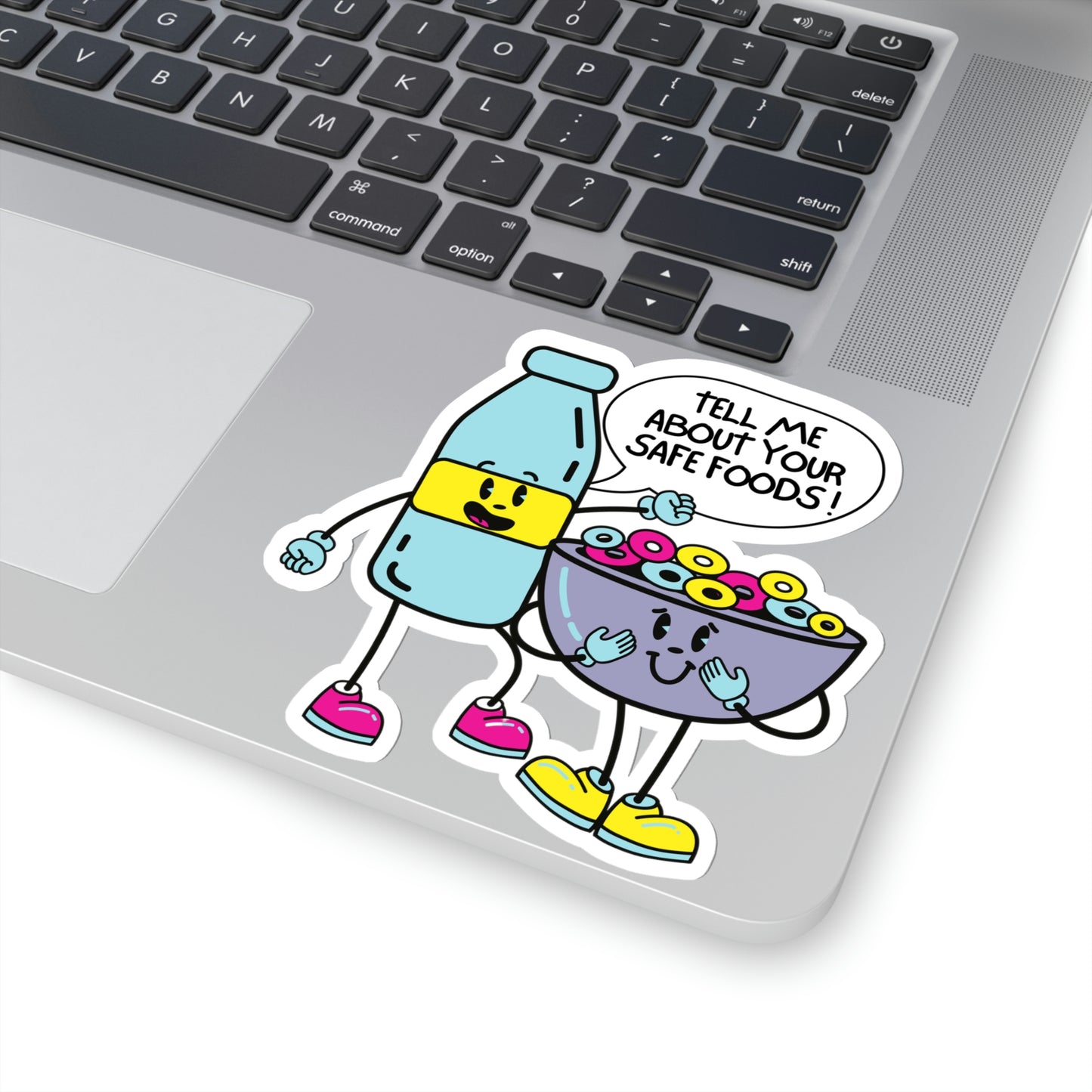 "Tell Me About Your Safe Foods!" Kiss-Cut Stickers