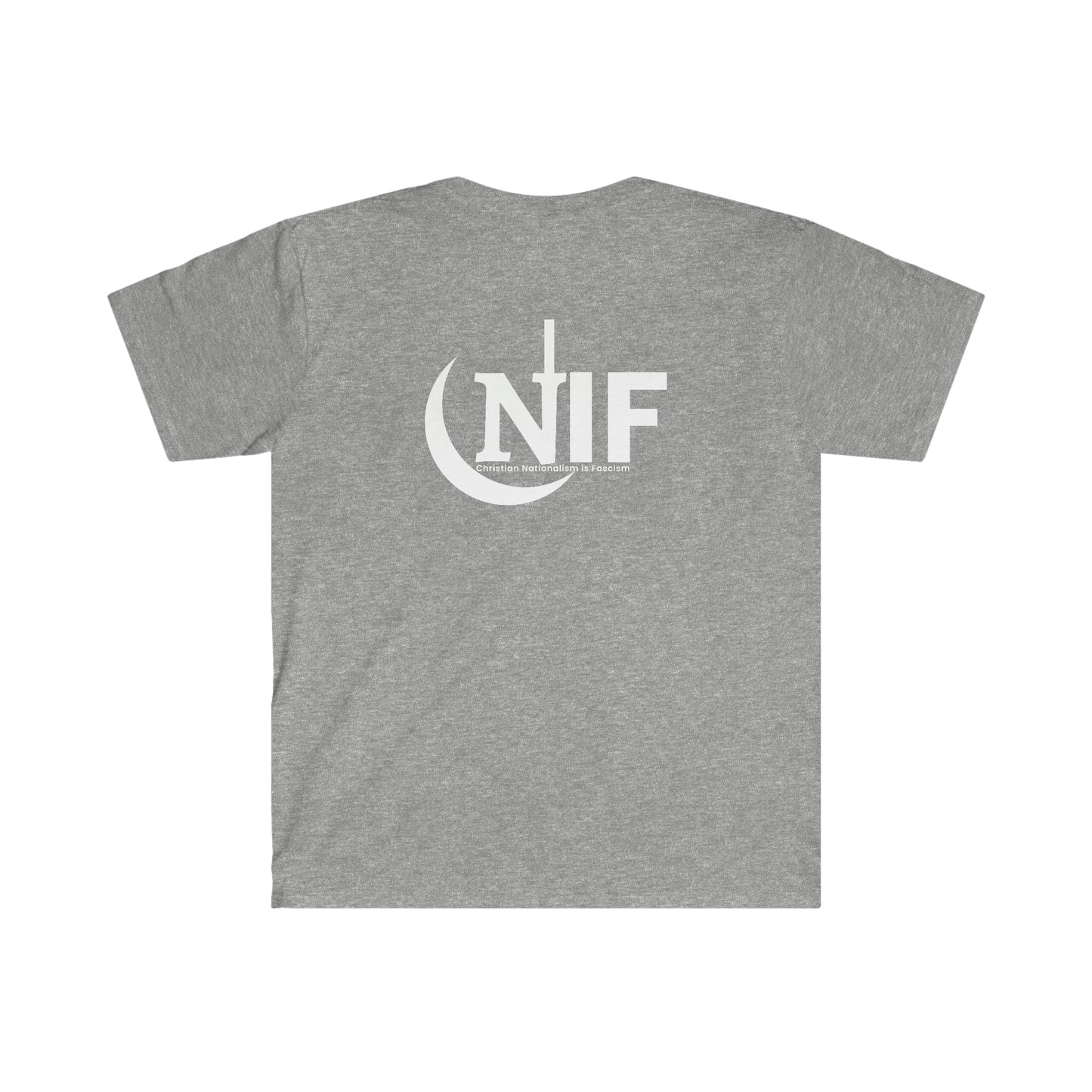 CNIF Christian Nationalism is Fascism Unisex Softstyle T-Shirt