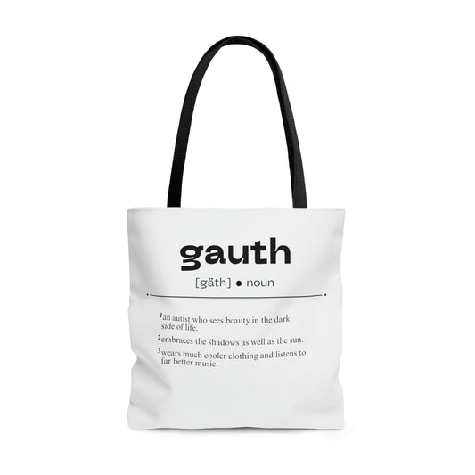 Goth Redefined [Gauthism Line] Tote Bag in 3 sizes