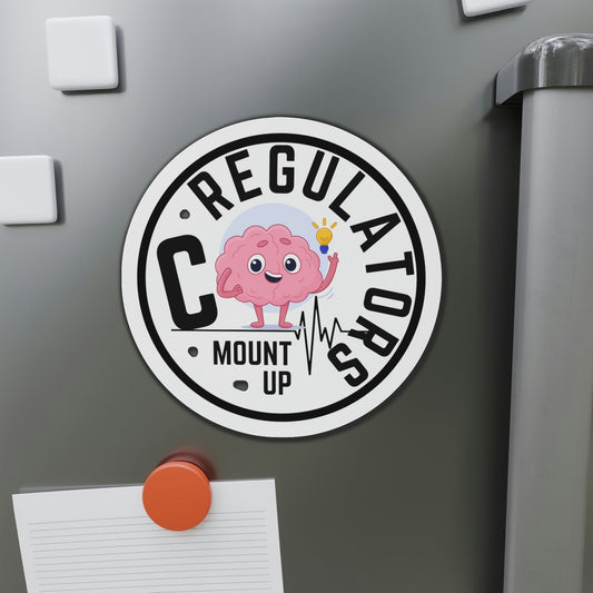 Official Co-Regulators (round) Merch Die-Cut Magnets