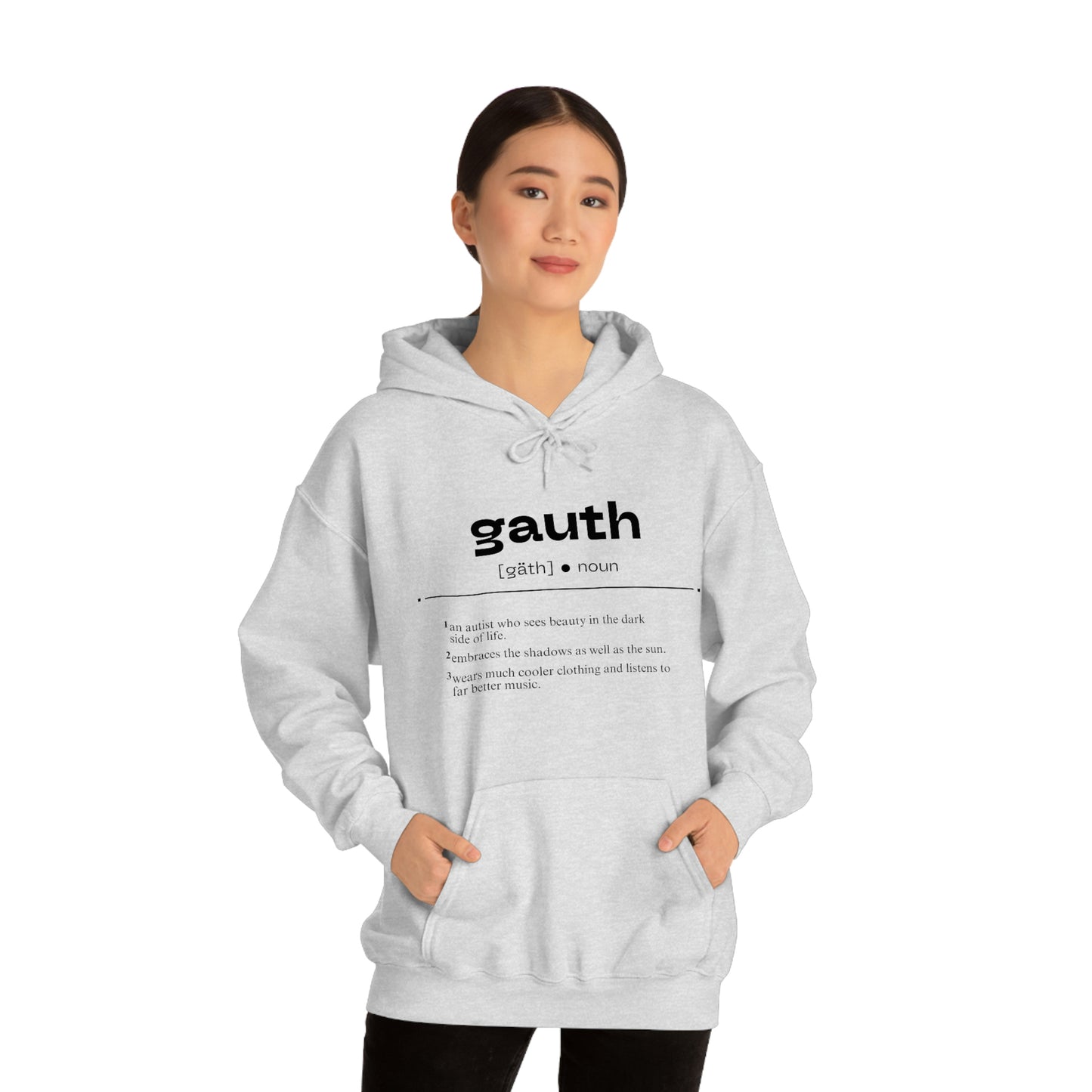 Goth Redefined [Gauthism Line] Unisex Heavy Blend™ Hooded Sweatshirt