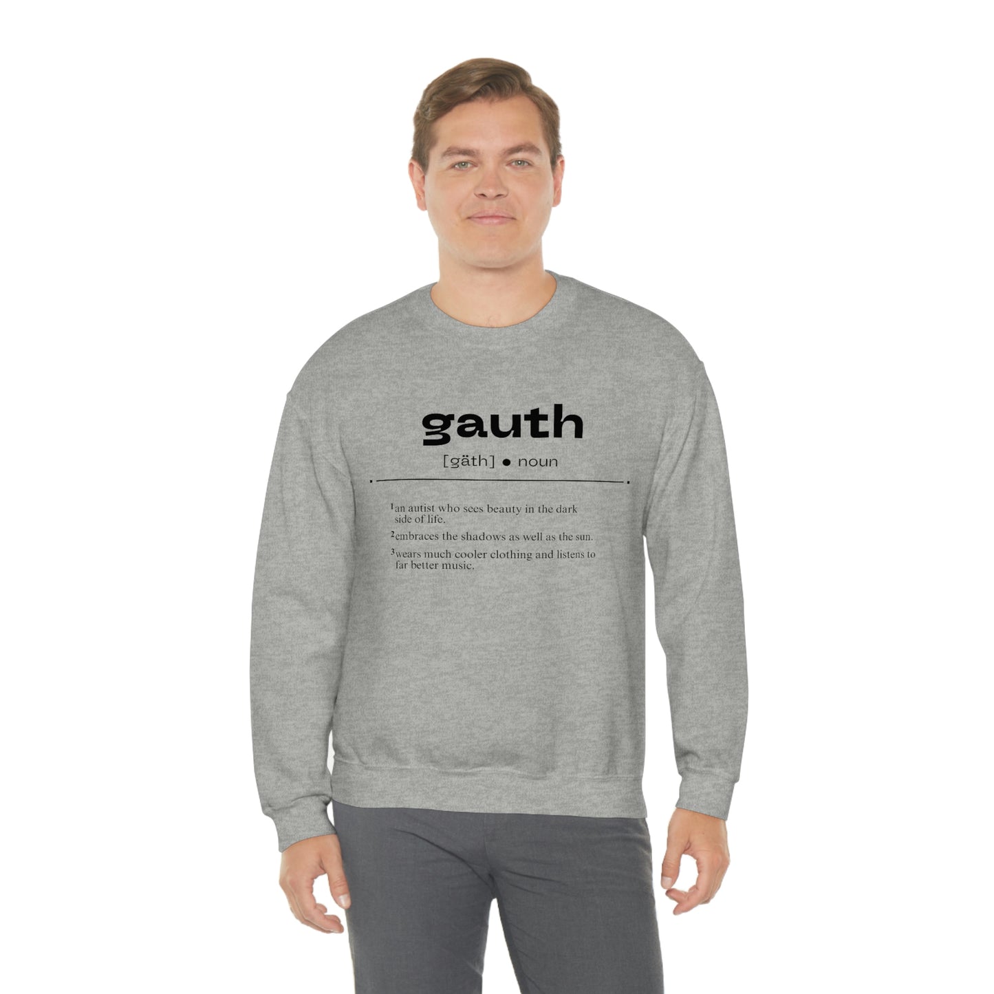 Goth Redefined [Gauthism Line] Unisex Heavy Blend™ Crewneck Sweatshirt