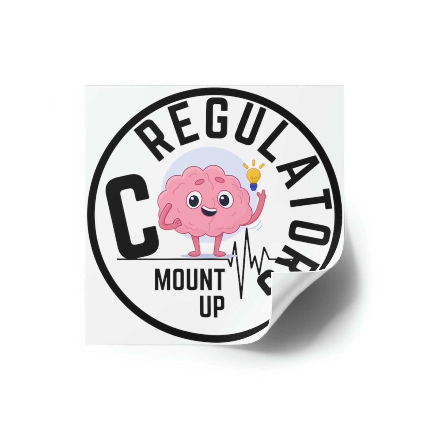 Official Co-Regulators (round) Merch Square Stickers [Indoor\Outdoor]