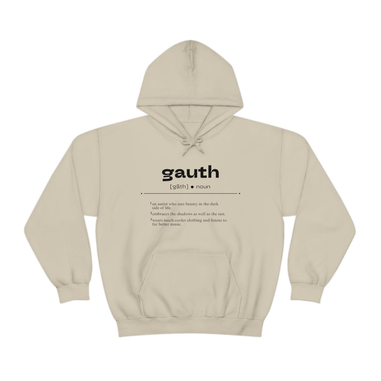 Goth Redefined [Gauthism Line] Unisex Heavy Blend™ Hooded Sweatshirt