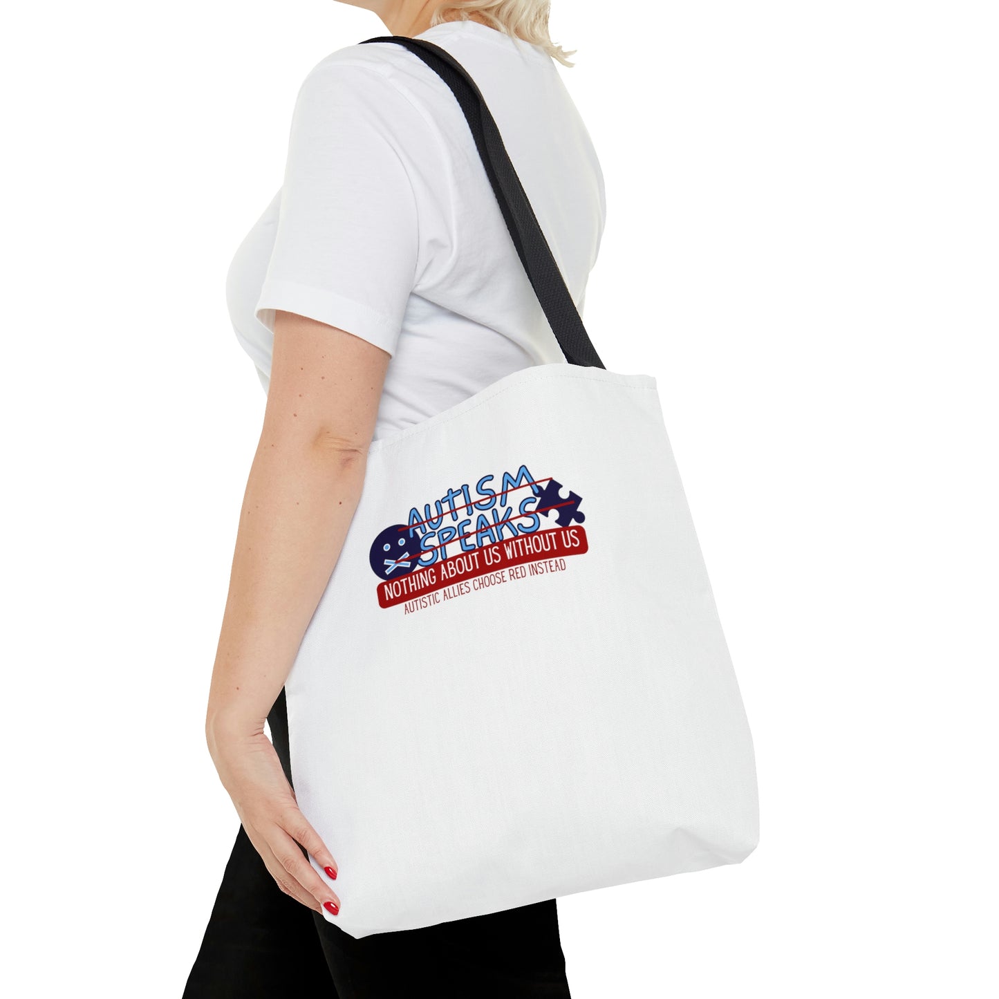 Say No to Autism Speaks Tote Bag in 3 sizes