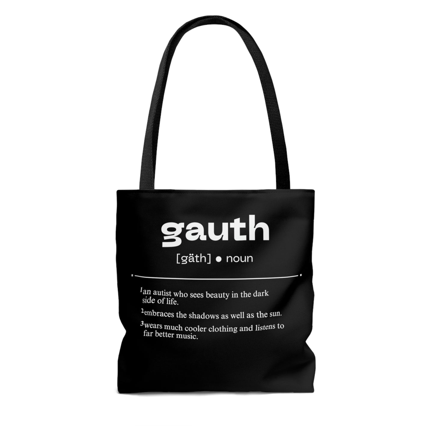 Goth Redefined Inverted [Gauthism Line] Tote Bag in 3 sizes