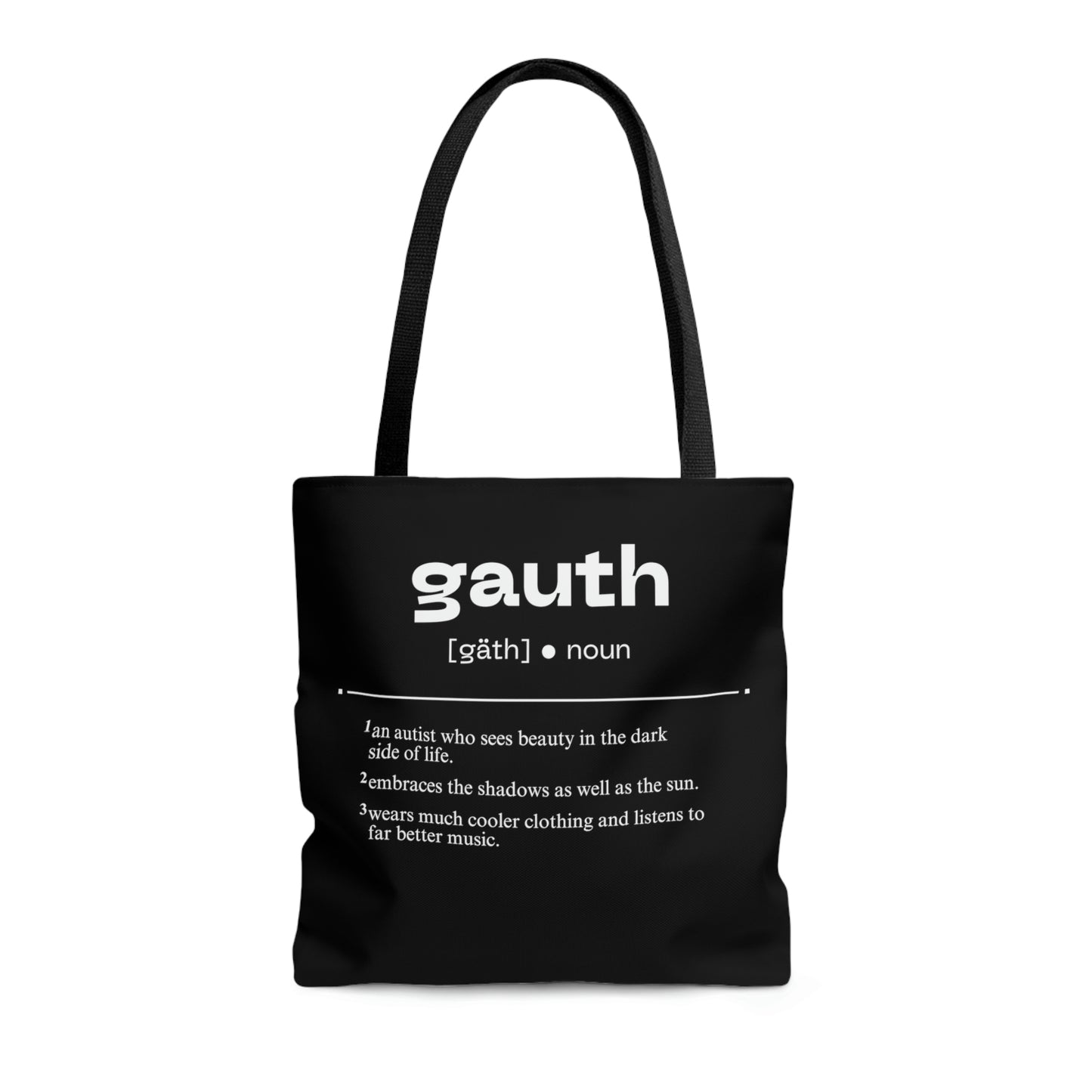Goth Redefined Inverted [Gauthism Line] Tote Bag in 3 sizes