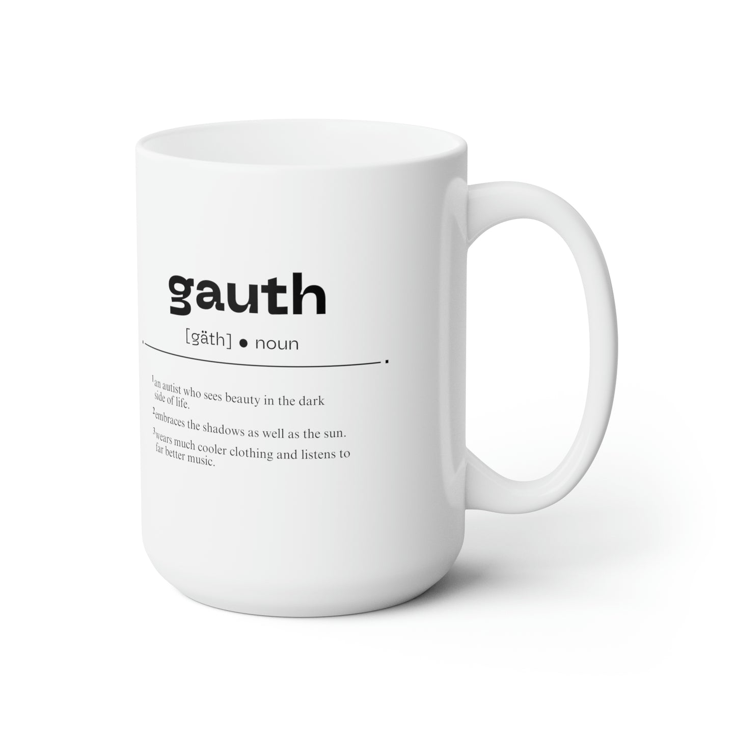 Goth Redefined [Gauthism Line] Ceramic Mug 15oz