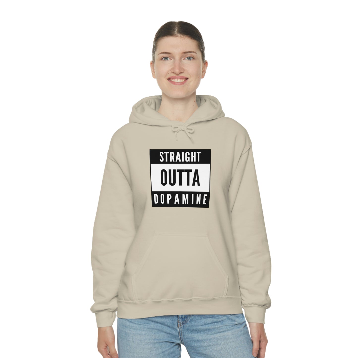 "Straight Outta Dopamine" Unisex Heavy Blend™ Hooded Sweatshirt
